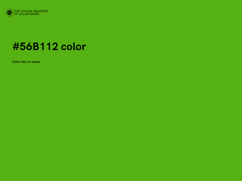 #56B112 color image