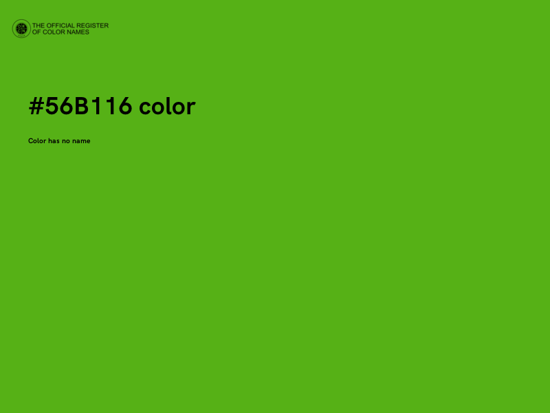 #56B116 color image