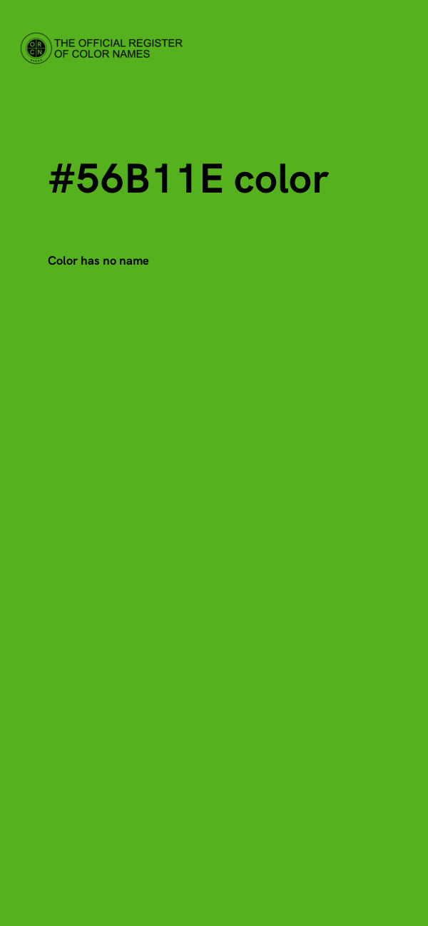 #56B11E color image