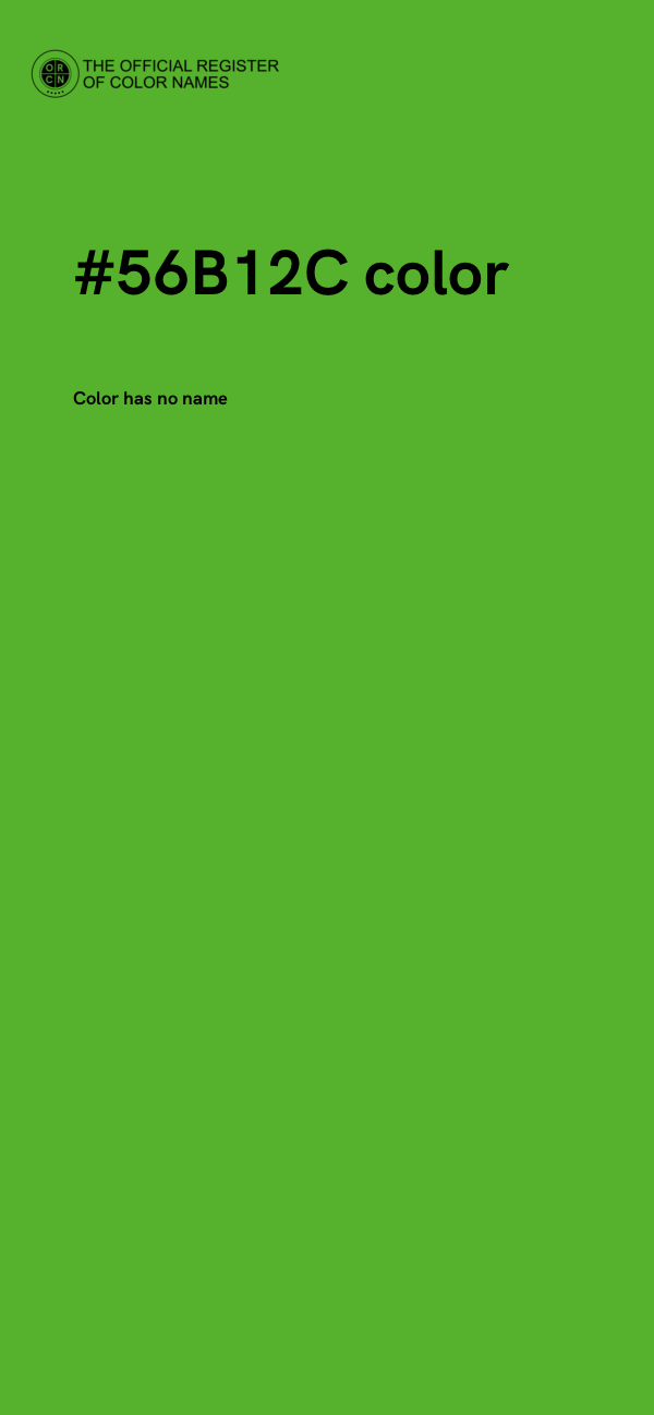 #56B12C color image