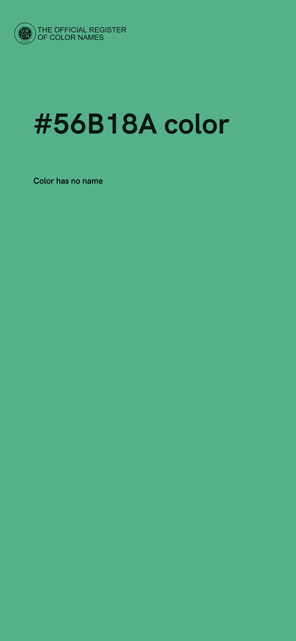 #56B18A color image