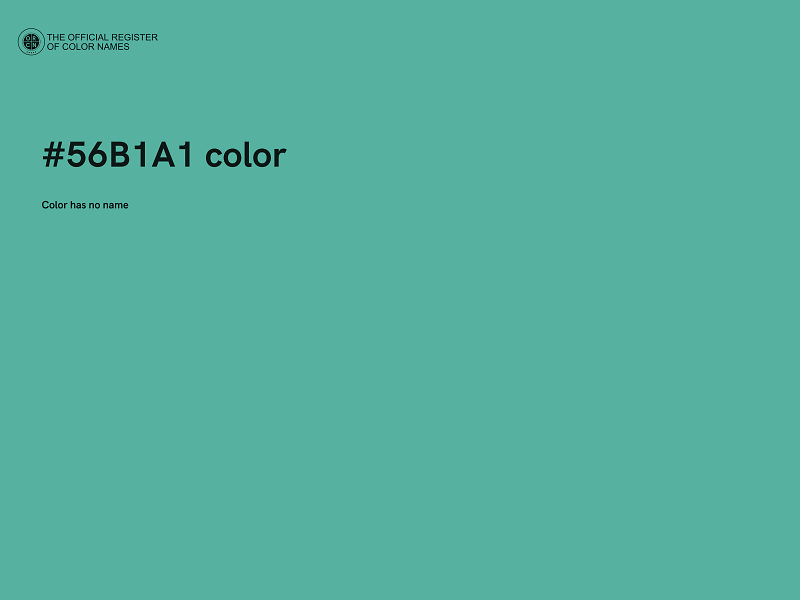 #56B1A1 color image