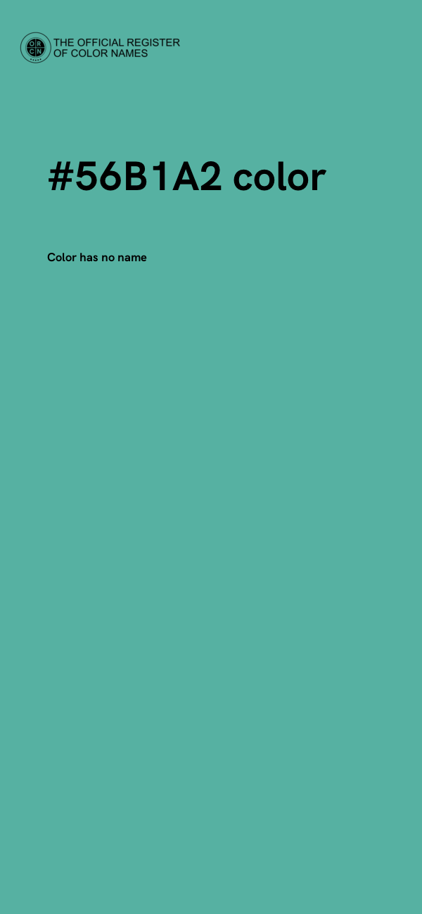 #56B1A2 color image