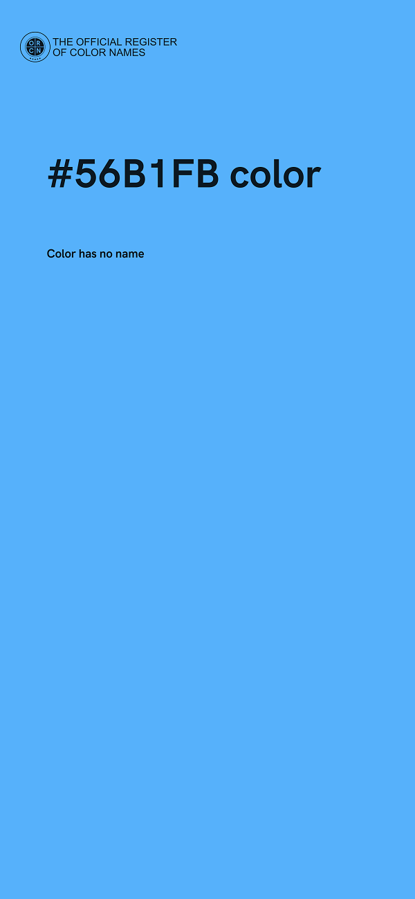 #56B1FB color image