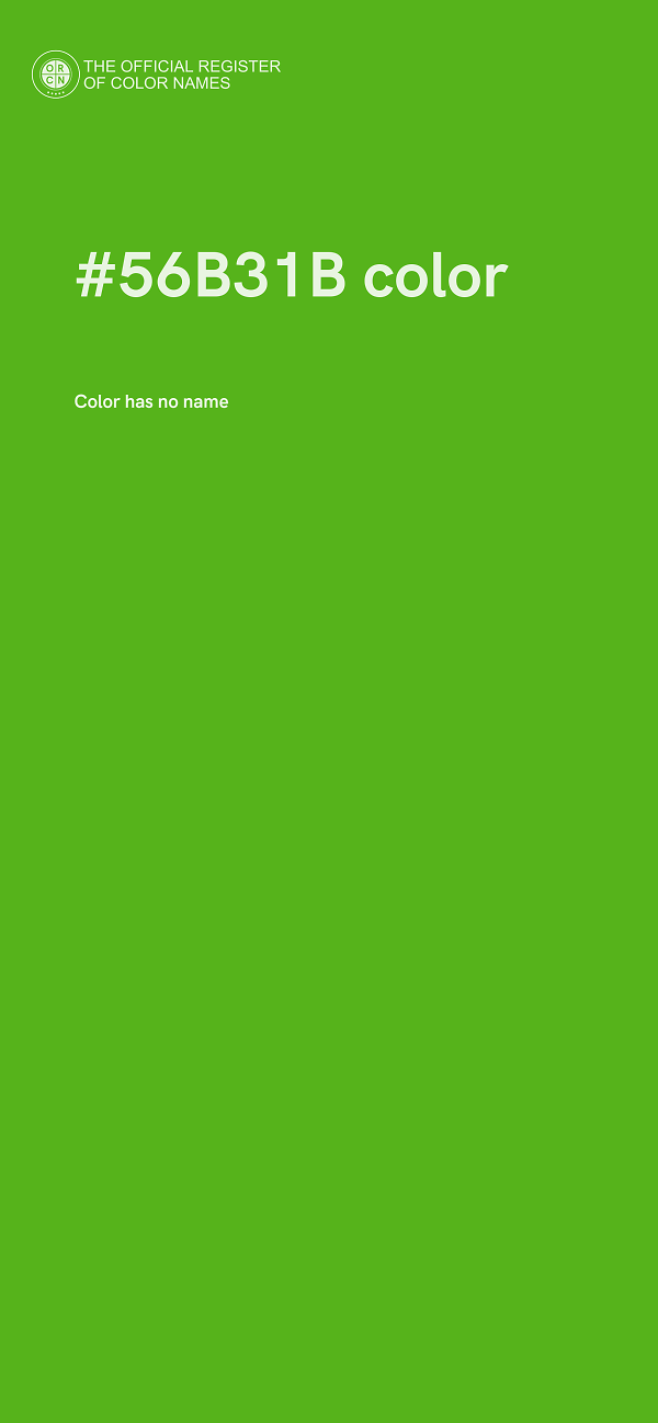 #56B31B color image