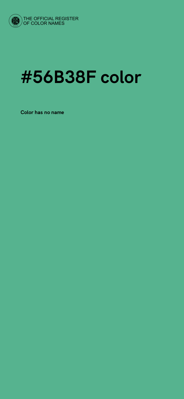 #56B38F color image