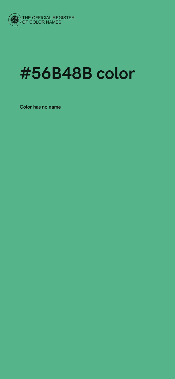 #56B48B color image