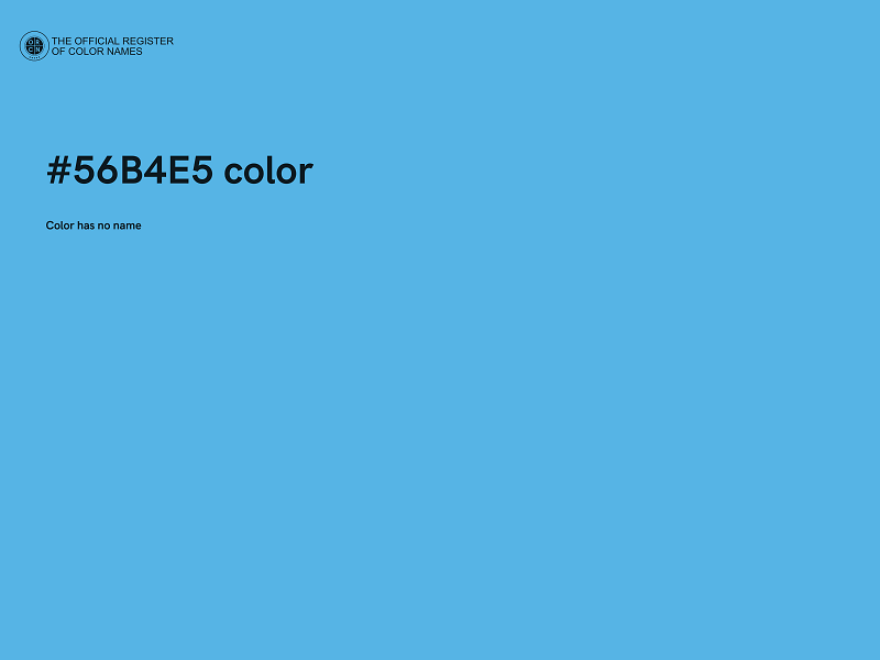 #56B4E5 color image