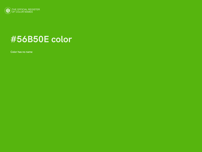 #56B50E color image