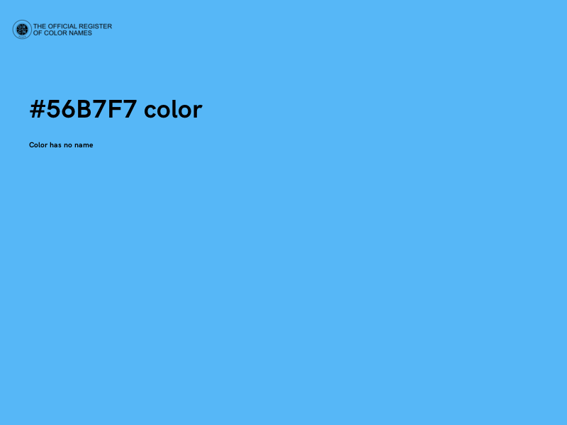 #56B7F7 color image