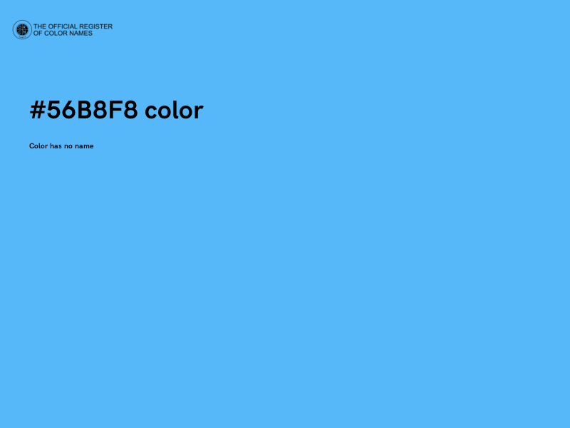 #56B8F8 color image