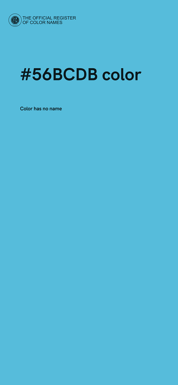 #56BCDB color image