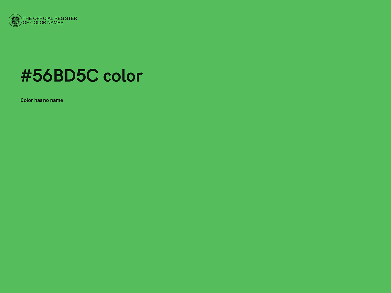 #56BD5C color image