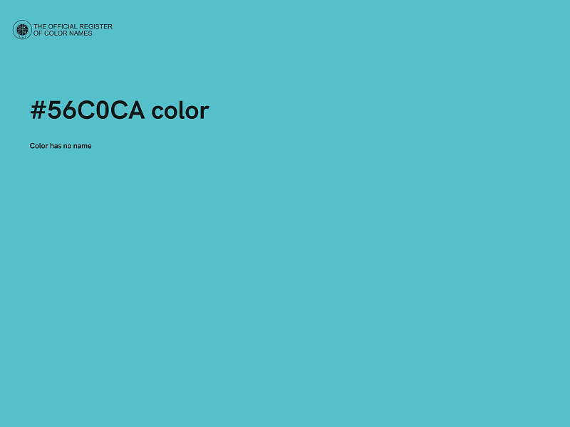 #56C0CA color image