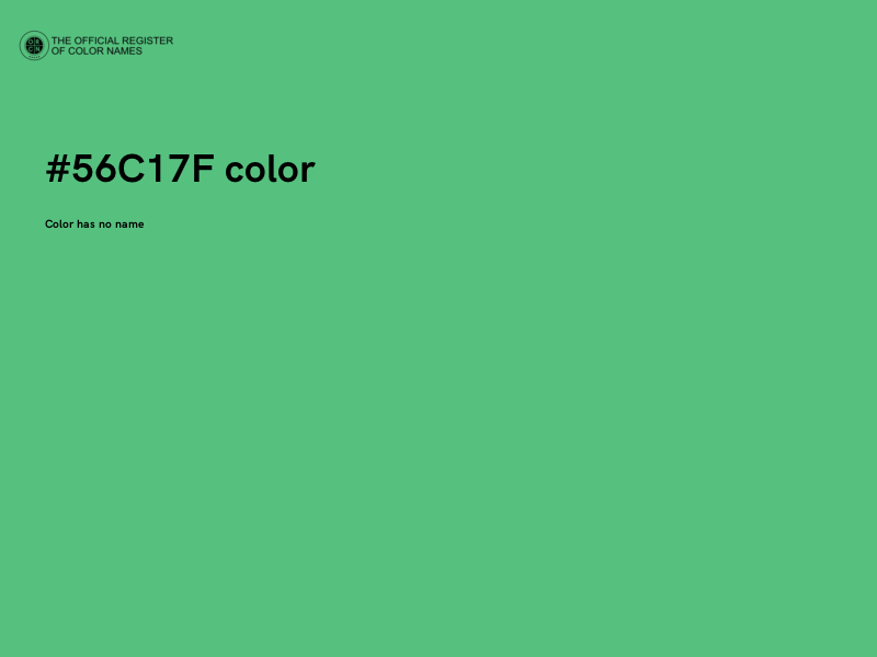 #56C17F color image