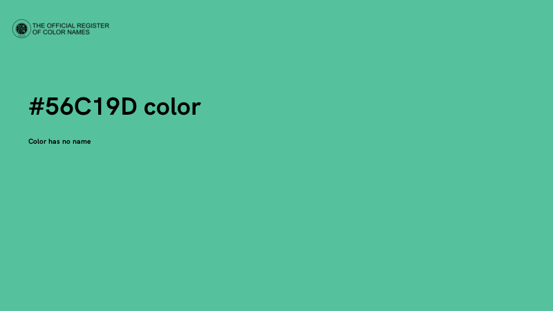 #56C19D color image