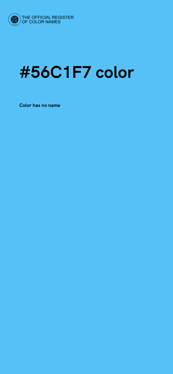 #56C1F7 color image