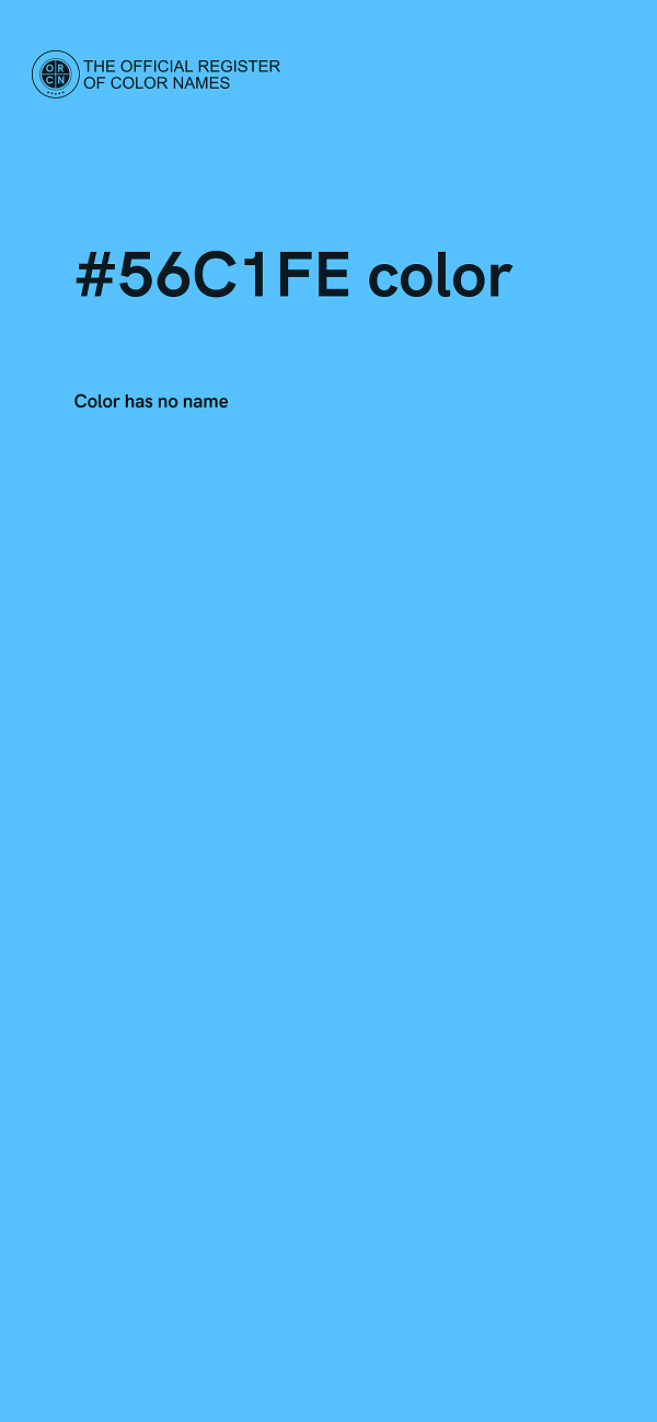 #56C1FE color image