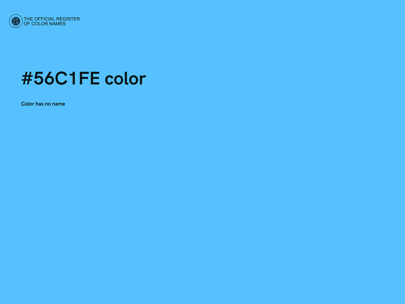 #56C1FE color image