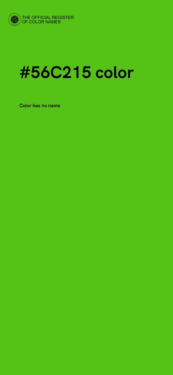 #56C215 color image