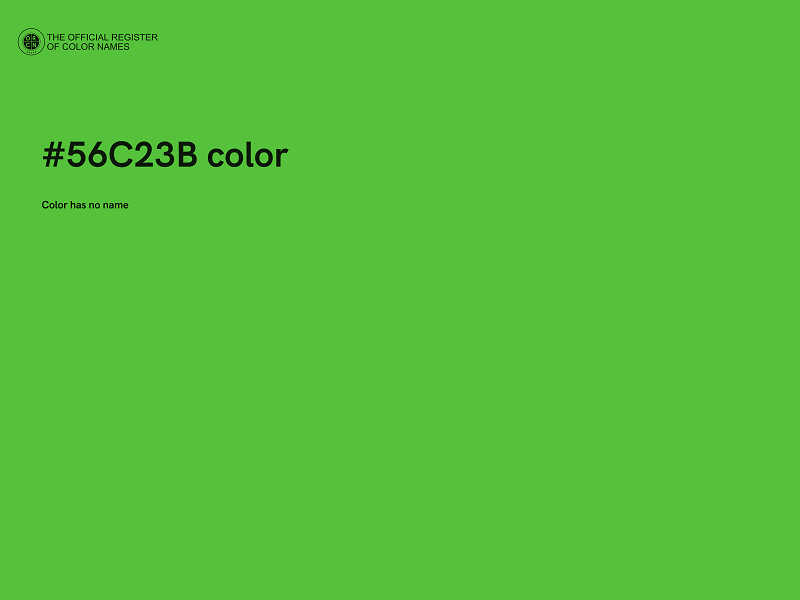 #56C23B color image