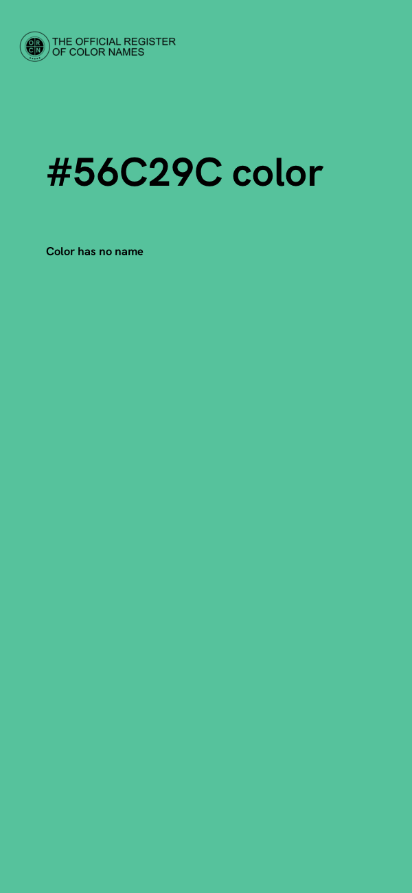 #56C29C color image