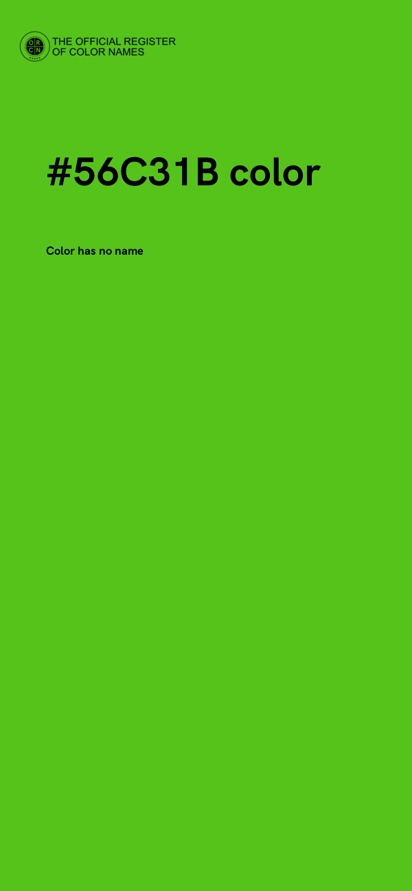 #56C31B color image