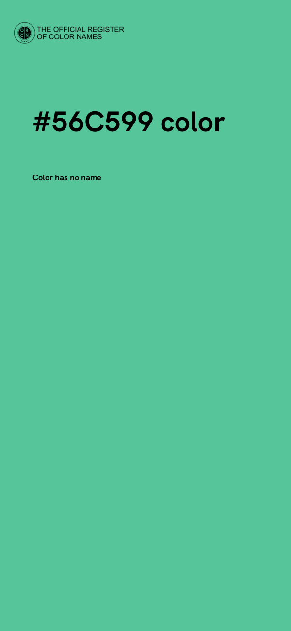 #56C599 color image