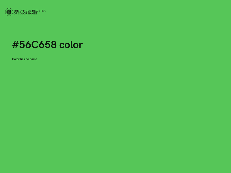 #56C658 color image