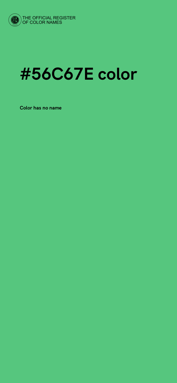#56C67E color image