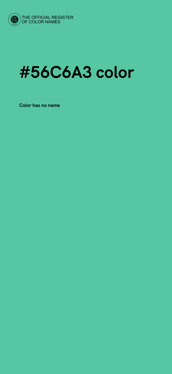 #56C6A3 color image