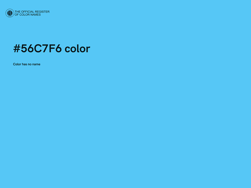 #56C7F6 color image