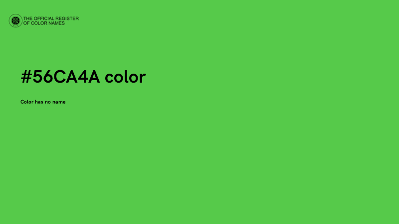 #56CA4A color image