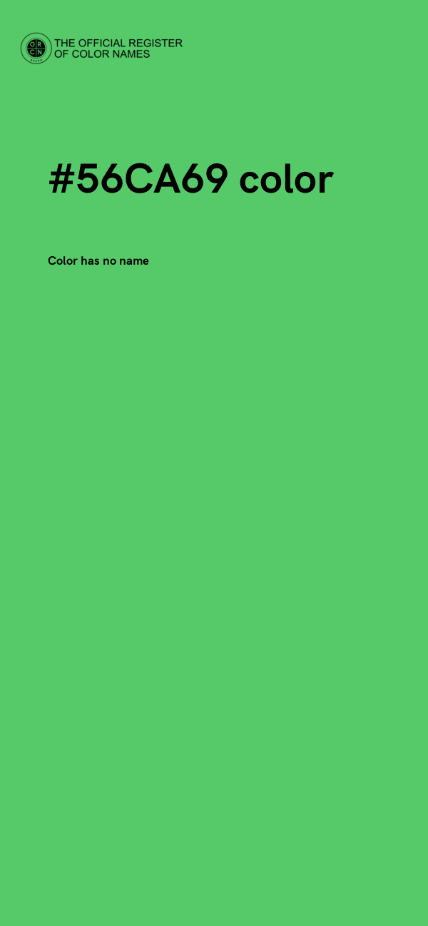 #56CA69 color image
