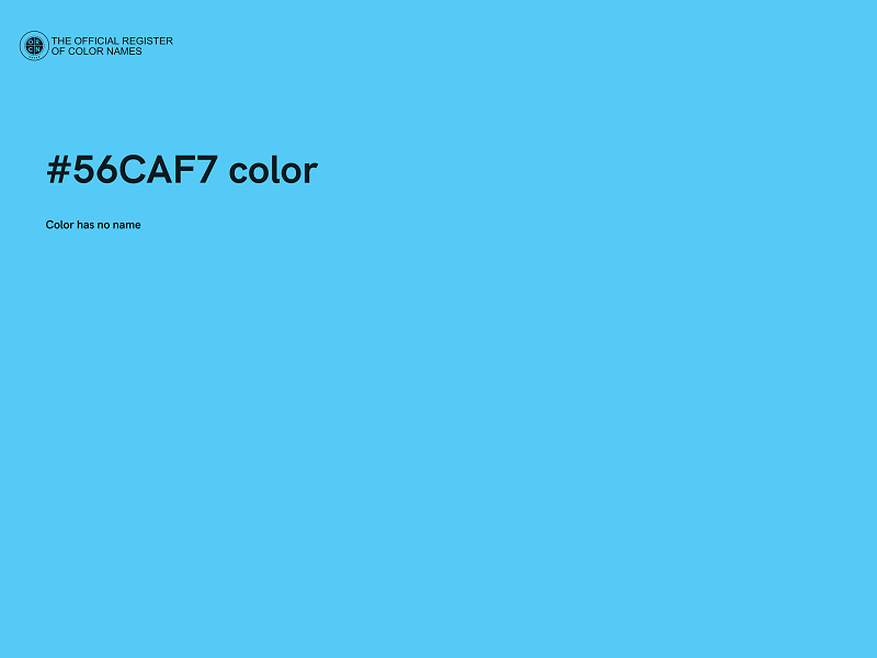 #56CAF7 color image