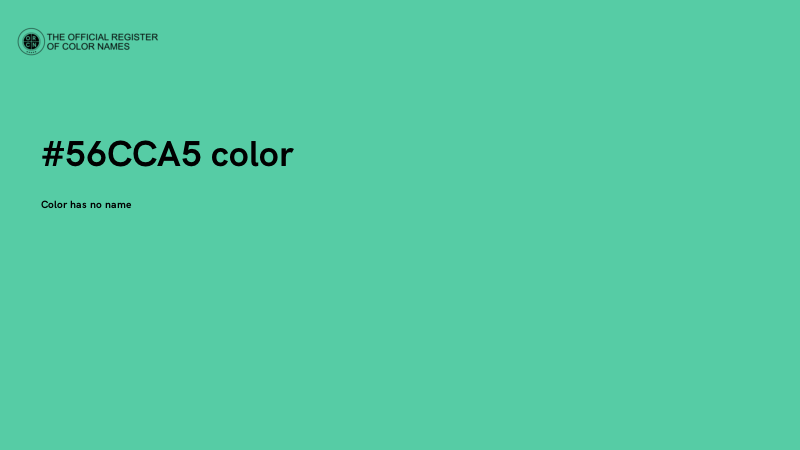 #56CCA5 color image