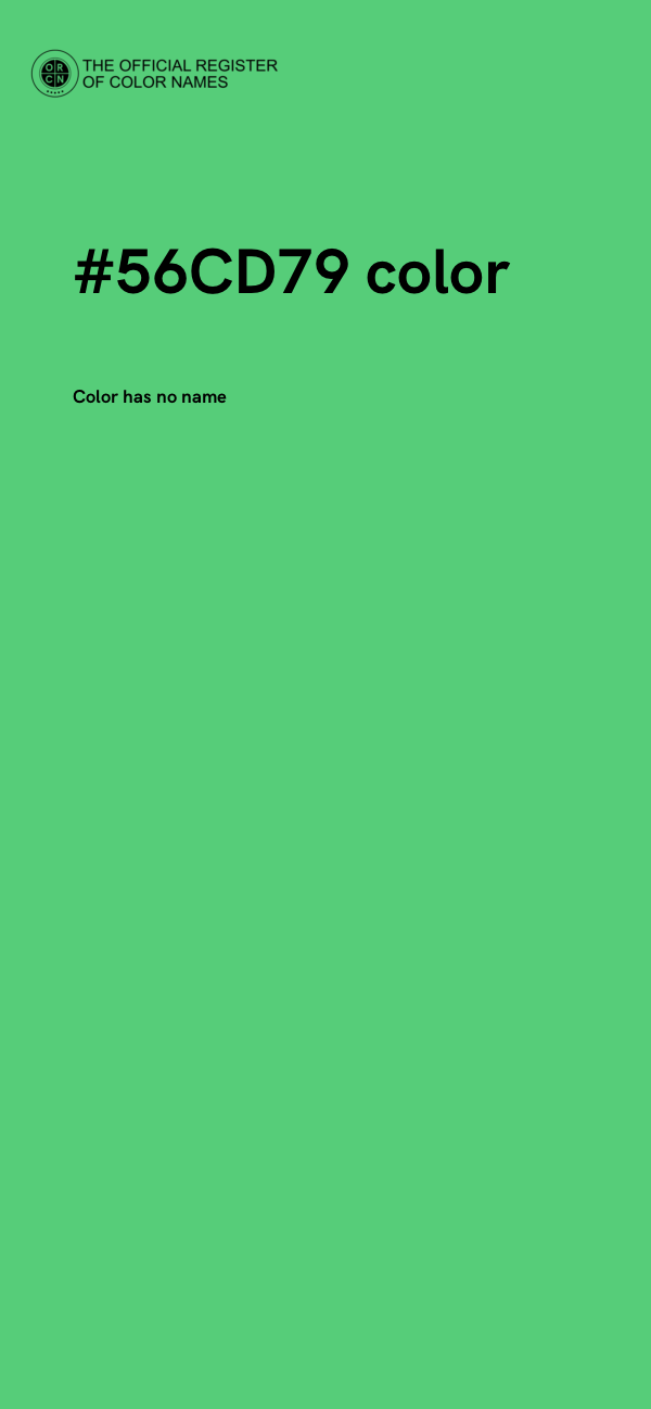 #56CD79 color image