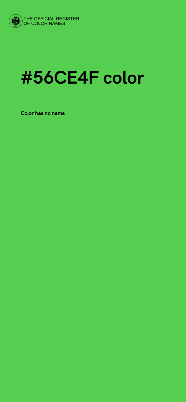 #56CE4F color image