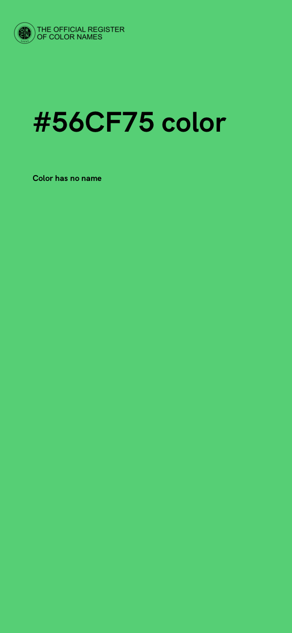 #56CF75 color image