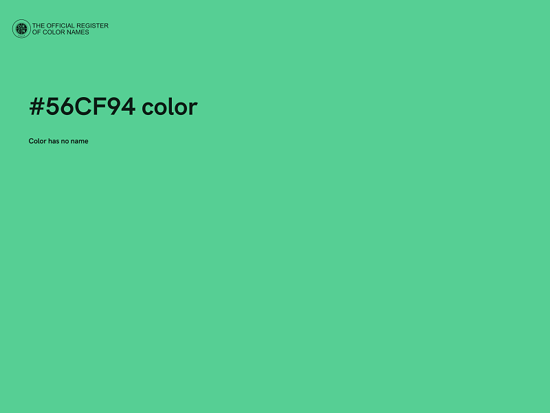 #56CF94 color image