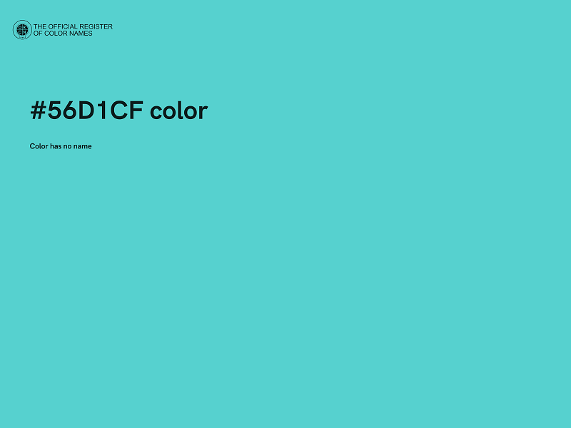 #56D1CF color image