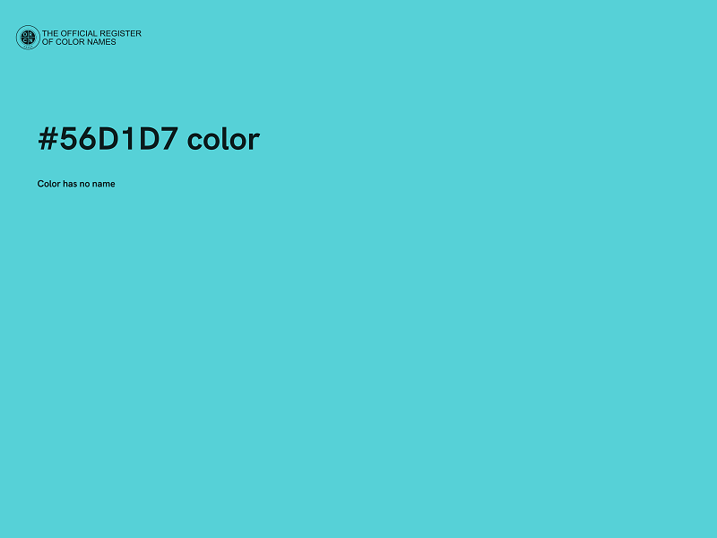 #56D1D7 color image