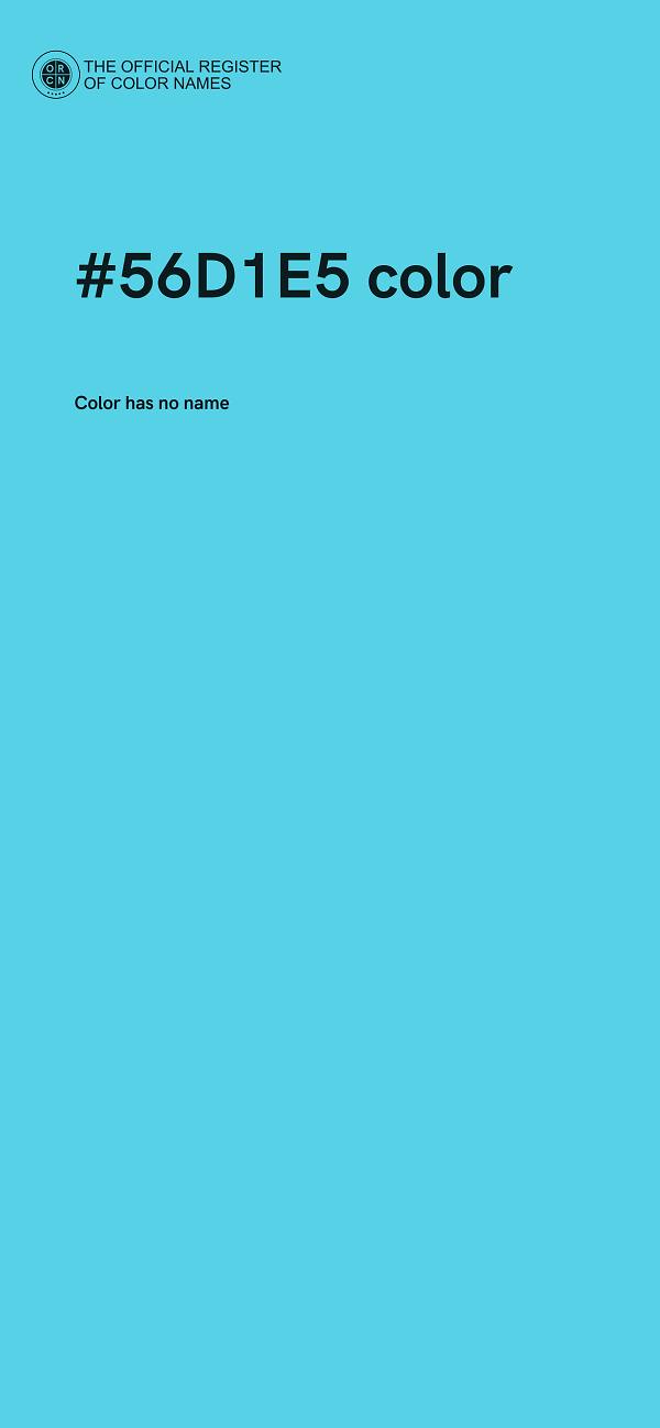 #56D1E5 color image