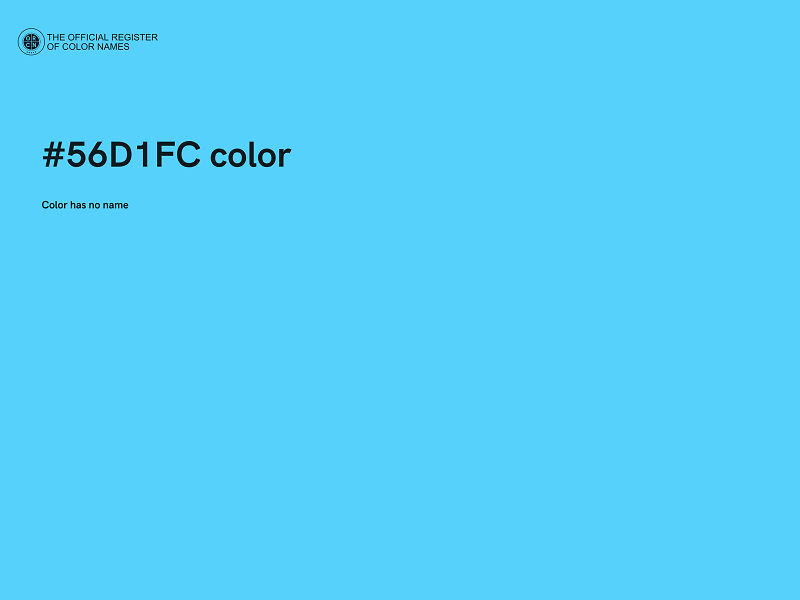 #56D1FC color image