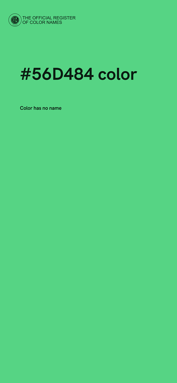 #56D484 color image
