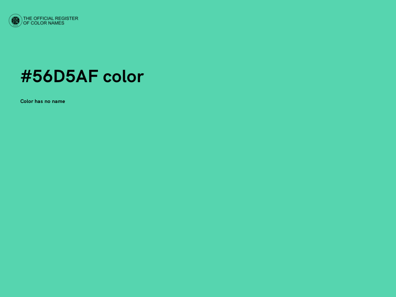 #56D5AF color image