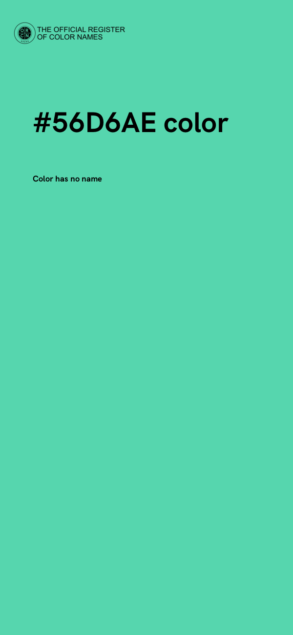 #56D6AE color image