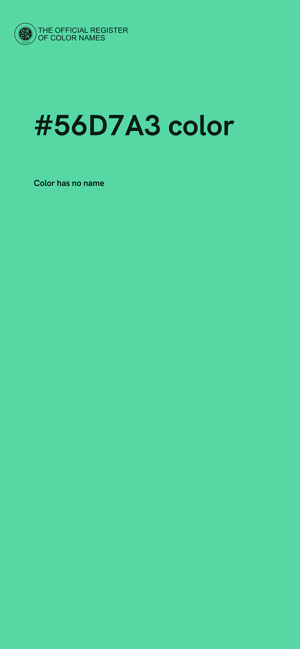 #56D7A3 color image