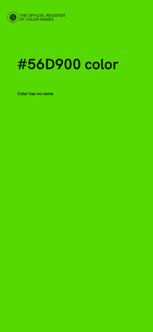 #56D900 color image
