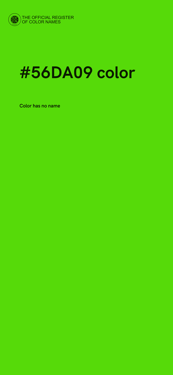 #56DA09 color image